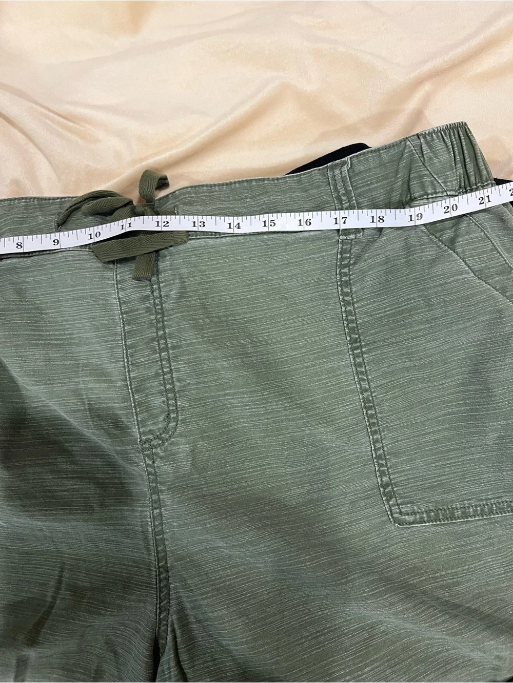 (3 pairs) Lane Bryant (1 Black and 2 Olive) Women's Casual Shorts